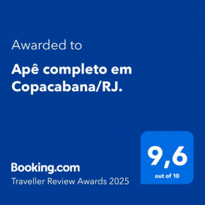 Apê completo em Copacabana/RJ.
